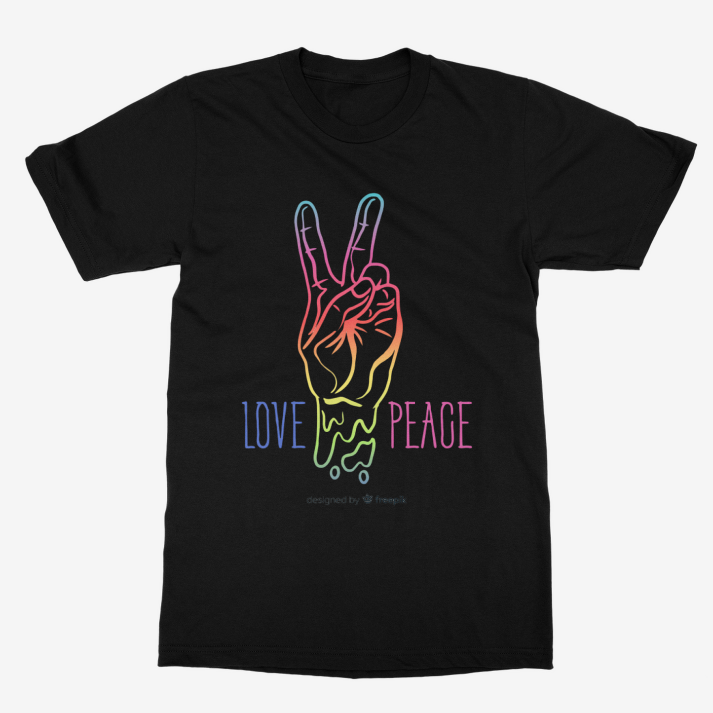 Mens t-shirt - Love Peace