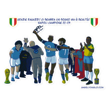 Carica l&#39;immagine nel visualizzatore di Gallery, Napoli Campione Sticker