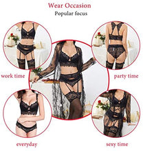 Load image into Gallery viewer, Set Lingerie da Donna 5 Pezzi