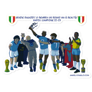 Napoli Campione Sticker