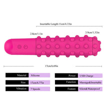 Load image into Gallery viewer, 7 Speed Mini Vibrators with USB Charge (&lt;16gg)