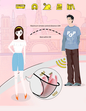 Carica l&#39;immagine nel visualizzatore di Gallery, Wearable Vibrator with Remote Control - Vibratore a farfalla INDOSSABILE controllo remoto