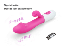 Load image into Gallery viewer, G Spot Rabbit Vibrator for Women Dual Vibration Silicone Waterproof Female Vagina Clitoris Massager