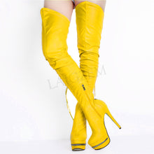 Carica l&#39;immagine nel visualizzatore di Gallery, Heeled boots in synthetic leather - Stivali con tacco in pelle sintetica ( &lt; 16GG)