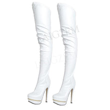 Load image into Gallery viewer, Heeled boots in synthetic leather - Stivali con tacco in pelle sintetica ( &lt; 16GG)