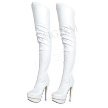Carica l&#39;immagine nel visualizzatore di Gallery, Heeled boots in synthetic leather - Stivali con tacco in pelle sintetica ( &lt; 16GG)