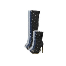 Load image into Gallery viewer, Denim Blue Jeans Boots - Stivali elastici tipo Denim (Nr.03)