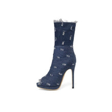Load image into Gallery viewer, Denim Blue Jeans Boots - Stivali elastici tipo Denim (Nr.03)