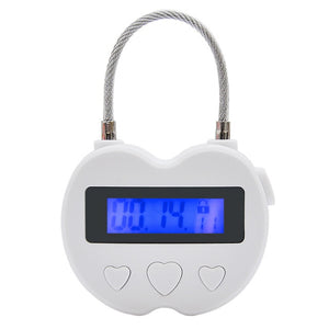 USB Rechargeable Time Lock For Metal Handcuffs Neck Collar Electronic Timer Bdsm Bondage Chastity Adult Game Sex Toys for Couple