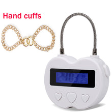 Carica l&#39;immagine nel visualizzatore di Gallery, USB Rechargeable Time Lock For Metal Handcuffs Neck Collar Electronic Timer Bdsm Bondage Chastity Adult Game Sex Toys for Couple
