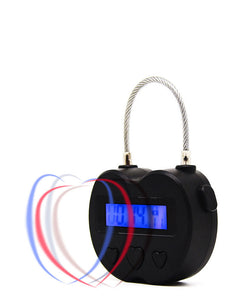 USB Rechargeable Time Lock For Metal Handcuffs Neck Collar Electronic Timer Bdsm Bondage Chastity Adult Game Sex Toys for Couple