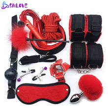 Load image into Gallery viewer, Nylon &amp; Plush Erotic Bondage Sex Toys + Set accessori Erotici Bondage