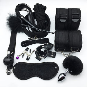 Nylon & Plush Erotic Bondage Sex Toys + Set accessori Erotici Bondage