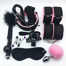 Load image into Gallery viewer, Nylon &amp; Plush Erotic Bondage Sex Toys + Set accessori Erotici Bondage