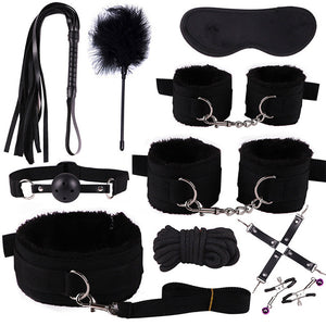 Nylon & Plush Erotic Bondage Sex Toys + Set accessori Erotici Bondage