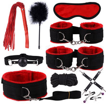 Load image into Gallery viewer, Nylon &amp; Plush Erotic Bondage Sex Toys + Set accessori Erotici Bondage