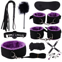 Load image into Gallery viewer, Nylon &amp; Plush Erotic Bondage Sex Toys + Set accessori Erotici Bondage