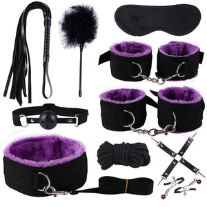 Nylon & Plush Erotic Bondage Sex Toys + Set accessori Erotici Bondage