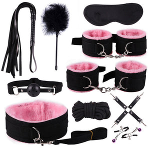 Nylon & Plush Erotic Bondage Sex Toys + Set accessori Erotici Bondage