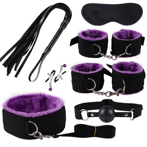 Nylon & Plush Erotic Bondage Sex Toys + Set accessori Erotici Bondage