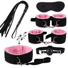 Load image into Gallery viewer, Nylon &amp; Plush Erotic Bondage Sex Toys + Set accessori Erotici Bondage