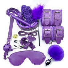 Load image into Gallery viewer, Nylon &amp; Plush Erotic Bondage Sex Toys + Set accessori Erotici Bondage