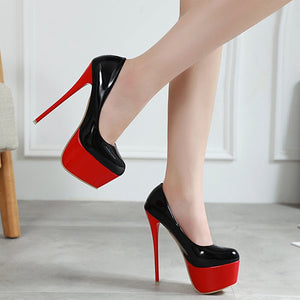 Lucyever Sexy 16cm Super High Heels Women Shoes