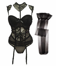 Load image into Gallery viewer, Push up underwear shape body 1 bra set + 1 stockings