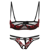 Carica l&#39;immagine nel visualizzatore di Gallery, Women Underwear Ultrathin Lingerie Set - Set Lingerie