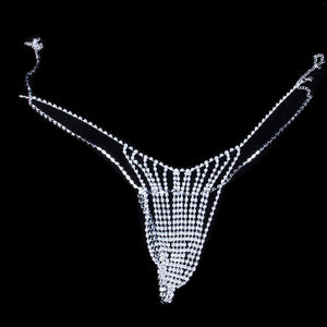 Rhinestone Thong