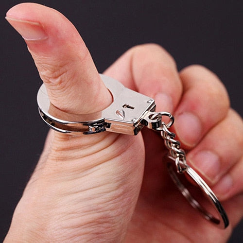 SPECIAL OFFER:  MINI METAL HANDCUFFS KEYCHAIN