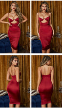 Load image into Gallery viewer, Red Midi Dress
