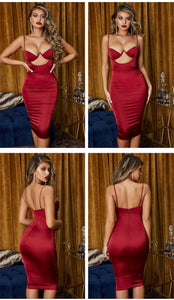 Red Midi Dress
