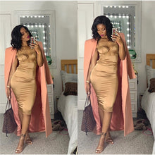 Load image into Gallery viewer, Red Midi Dress