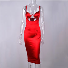 Load image into Gallery viewer, Red Midi Dress