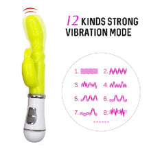 Load image into Gallery viewer, Rabbit Vibrator Female 12 Speed Double Motor - Vibratore Rabbit 12 velocità, doppio motore