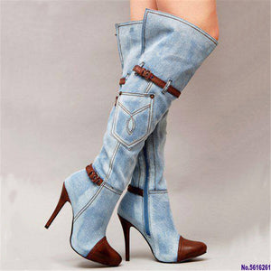 Over the knee women boots