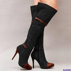 Over the knee women boots