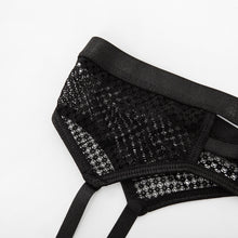 Carica l&#39;immagine nel visualizzatore di Gallery, Ellolace Lingerie Women&#39;s Underwear Set Mesh Lace Transparent Bra Sexy Lingerie Set 3 Piece Set Sexy Erotic Lingerie Set