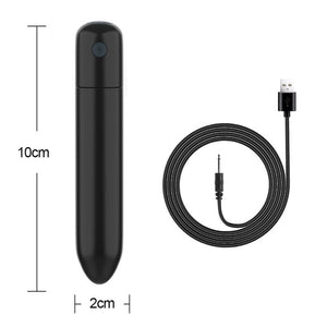 10 Speed Mini Bullet Vibrator USB Rechargeable - MiniVibratore ricaricabile