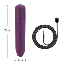 Carica l&#39;immagine nel visualizzatore di Gallery, 10 Speed Mini Bullet Vibrator USB Rechargeable - MiniVibratore ricaricabile