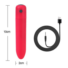 Carica l&#39;immagine nel visualizzatore di Gallery, 10 Speed Mini Bullet Vibrator USB Rechargeable - MiniVibratore ricaricabile
