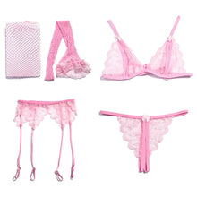 Carica l&#39;immagine nel visualizzatore di Gallery, 4Pcs Set Lingerie