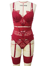 Carica l&#39;immagine nel visualizzatore di Gallery, Set LACE Push up Lingerie