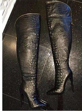Carica l&#39;immagine nel visualizzatore di Gallery, Crocodile Boots - Stivali Coccodrillo
