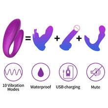 Carica l&#39;immagine nel visualizzatore di Gallery, Double-head Vibrator wifi 10Speed - Vibratore wifi doppia testa (&lt;16gg)